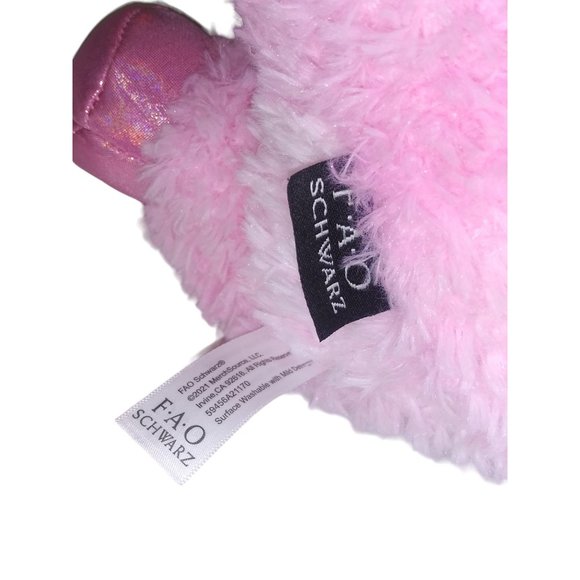 FAO Schwarz Pink Llamacorn Stuffed Animal Glow Brights Winged Llamacorn Plush - Picture 9 of 12